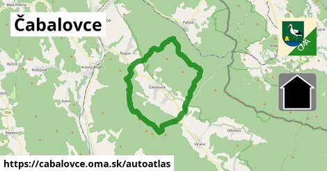 ikona Mapa autoatlas v cabalovce