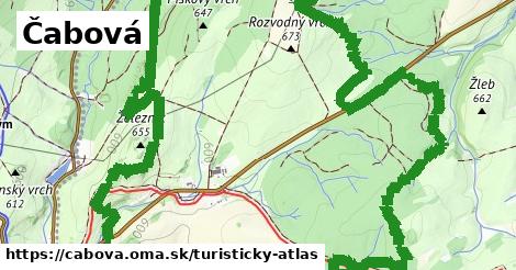 ikona Turistická mapa turisticky-atlas v cabova