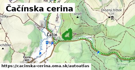 ulice v Čačínska cerina