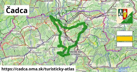 ikona Turistická mapa turisticky-atlas v cadca