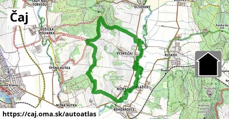 ikona Mapa autoatlas v caj