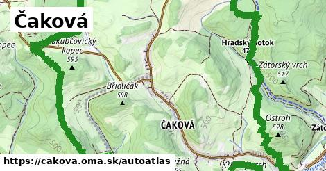 ikona Mapa autoatlas v cakova