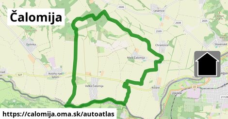 ikona Mapa autoatlas v calomija