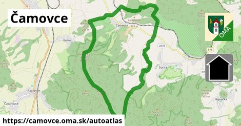 ikona Mapa autoatlas v camovce