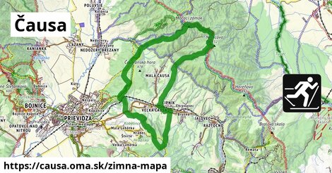 ikona Zimná mapa zimna-mapa v causa