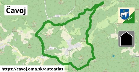 ikona Mapa autoatlas v cavoj