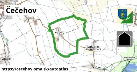 ikona Mapa autoatlas v cecehov