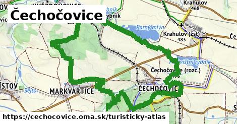 ikona Turistická mapa turisticky-atlas v cechocovice