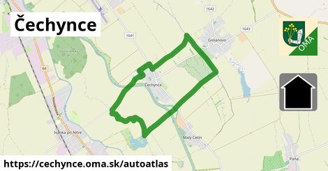 ikona Mapa autoatlas v cechynce