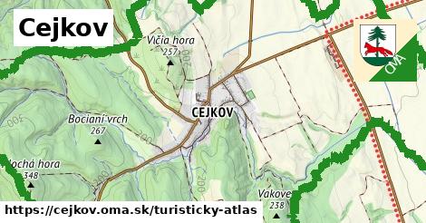 ikona Turistická mapa turisticky-atlas v cejkov