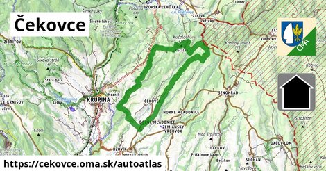 ikona Mapa autoatlas v cekovce