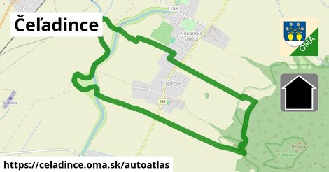 ikona Mapa autoatlas v celadince