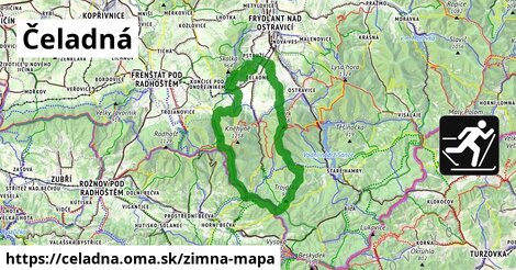 ikona Zimná mapa zimna-mapa v celadna