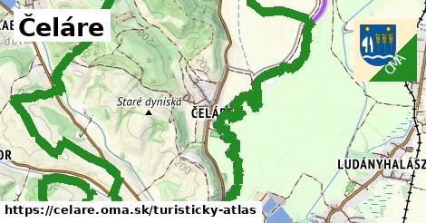 ikona Čeláre: 5,9 km trás turisticky-atlas v celare