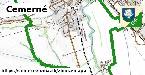 ikona Čemerné: 0 m trás zimna-mapa v cemerne