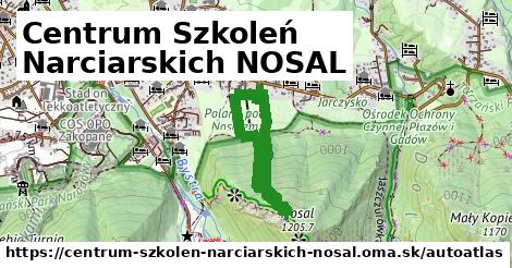 ulice v Centrum Szkoleń Narciarskich NOSAL