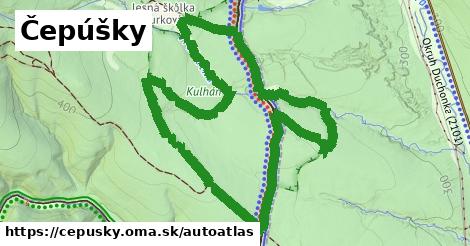 ikona Mapa autoatlas v cepusky