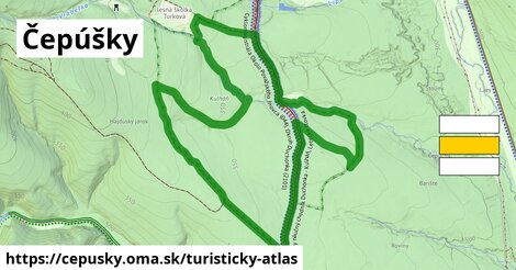 ikona Turistická mapa turisticky-atlas v cepusky