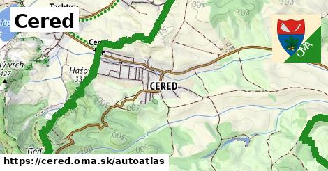 ulice v Cered