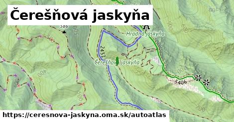 ikona Mapa autoatlas v ceresnova-jaskyna