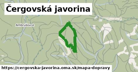 ikona Mapa dopravy mapa-dopravy v cergovska-javorina