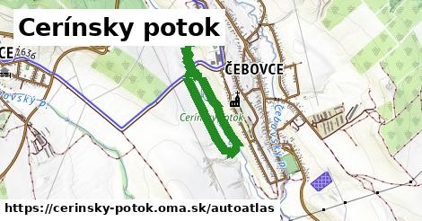 ikona Mapa autoatlas v cerinsky-potok