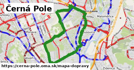 ikona Mapa dopravy mapa-dopravy v cerna-pole