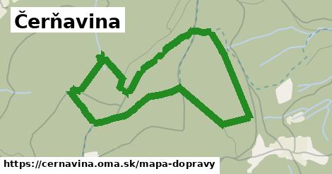 ikona Čerňavina: 0 m trás mapa-dopravy v cernavina