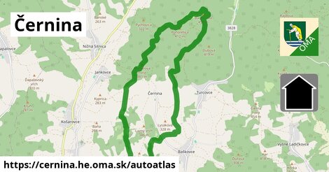 ikona Mapa autoatlas v cernina.he