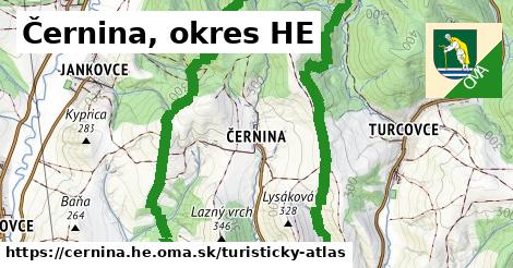 ikona Turistická mapa turisticky-atlas v cernina.he