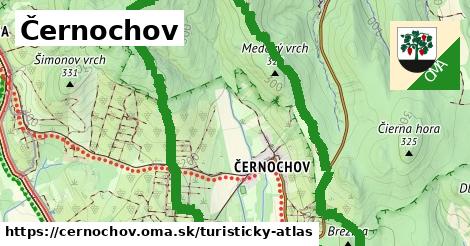 ikona Turistická mapa turisticky-atlas v cernochov