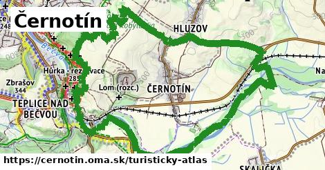 ikona Turistická mapa turisticky-atlas v cernotin