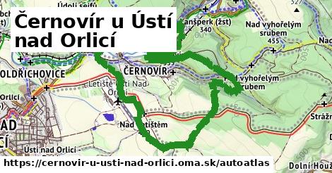 ikona Mapa autoatlas v cernovir-u-usti-nad-orlici