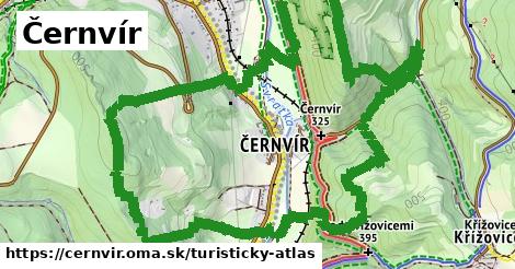 ikona Turistická mapa turisticky-atlas v cernvir