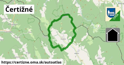 ikona Mapa autoatlas v certizne