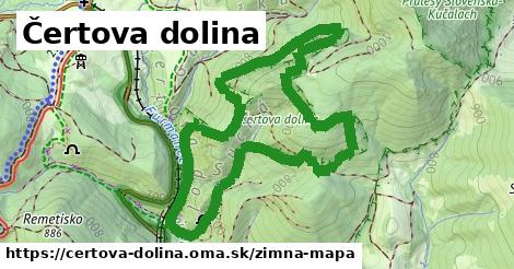 ikona Zimná mapa zimna-mapa v certova-dolina