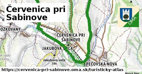 ikona Turistická mapa turisticky-atlas v cervenica-pri-sabinove