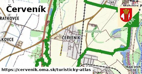 ikona Turistická mapa turisticky-atlas v cervenik