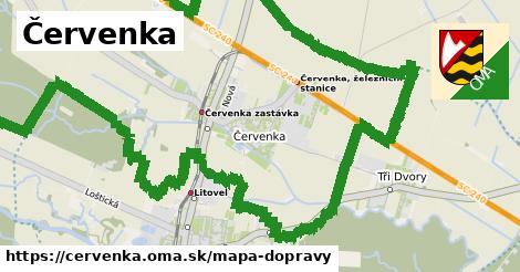 ikona Mapa dopravy mapa-dopravy v cervenka