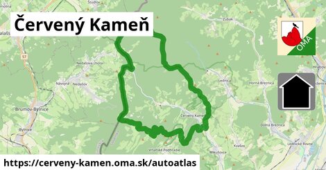 ulice v Červený Kameň