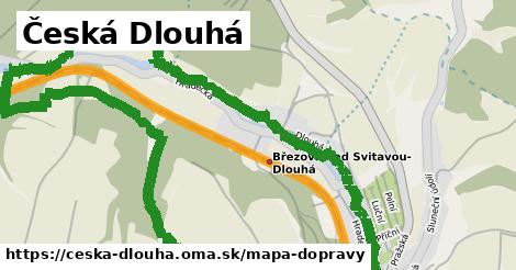 ikona Česká Dlouhá: 25 km trás mapa-dopravy v ceska-dlouha