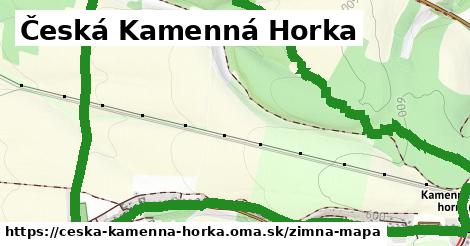 ikona Česká Kamenná Horka: 0 m trás zimna-mapa v ceska-kamenna-horka