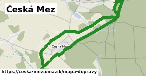 ikona Česká Mez: 0 m trás mapa-dopravy v ceska-mez
