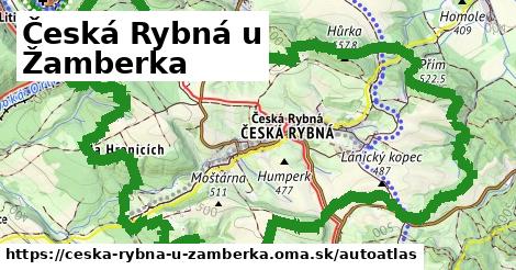 ikona Mapa autoatlas v ceska-rybna-u-zamberka