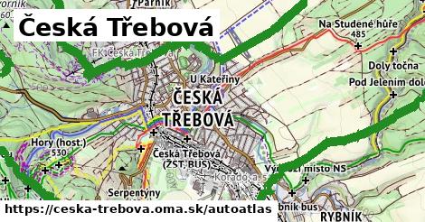 ikona Mapa autoatlas v ceska-trebova