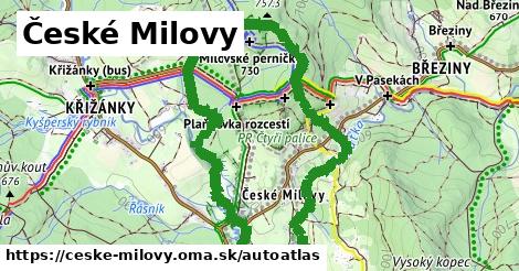 ulice v České Milovy