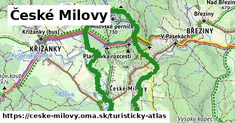 ikona Turistická mapa turisticky-atlas v ceske-milovy