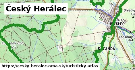 ikona Český Herálec: 2,1 km trás turisticky-atlas v cesky-heralec