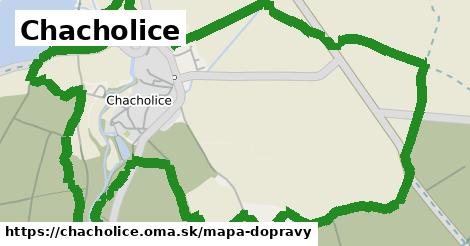ikona Chacholice: 0 m trás mapa-dopravy v chacholice
