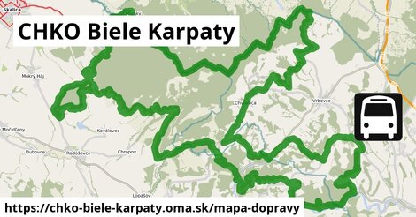 ikona Mapa dopravy mapa-dopravy v chko-biele-karpaty